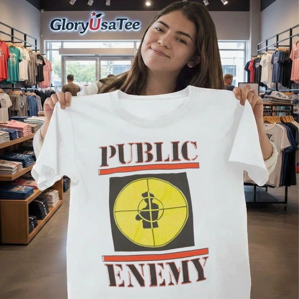 Eric Sohn With Public Enemy Shirt