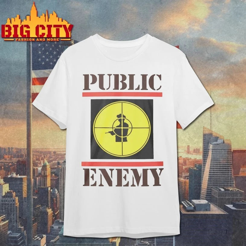 Eric Sohn With Public Enemy T-shirt