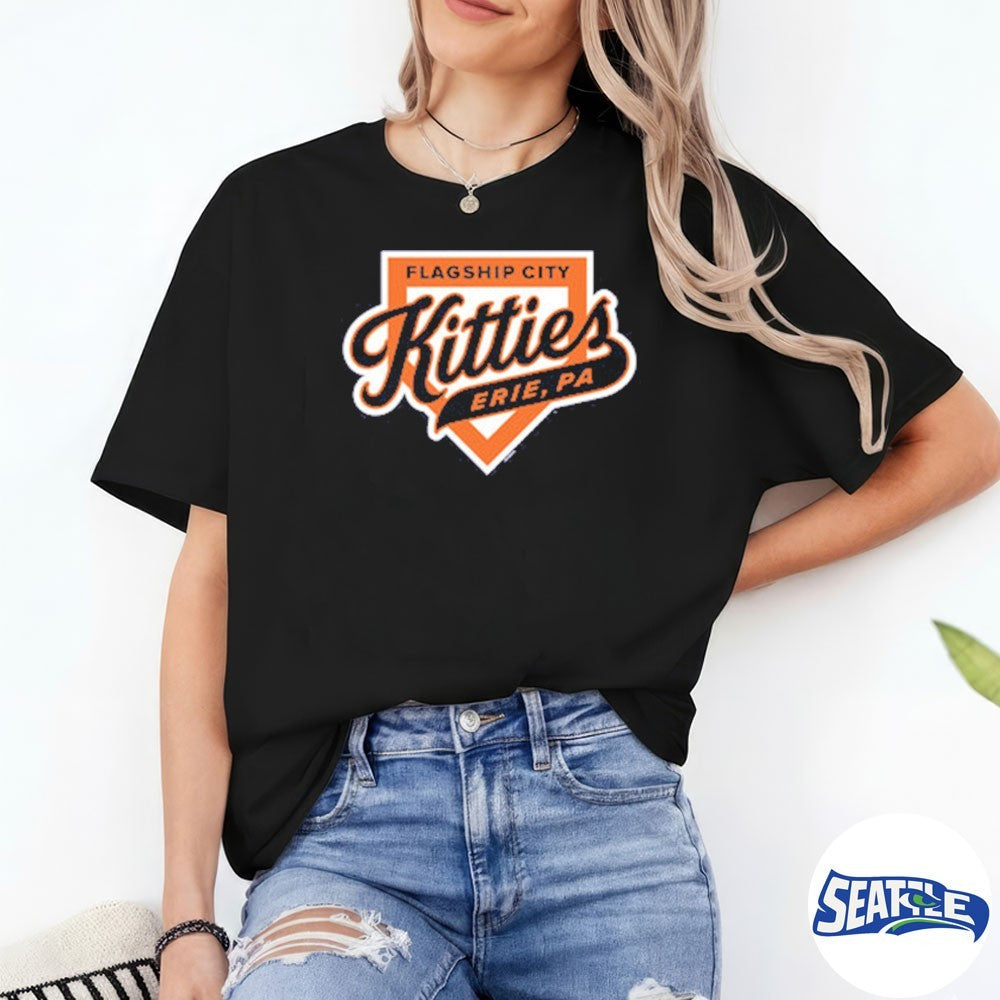 Erie SeaWolves BR Flagship City Kitties Logo shirt