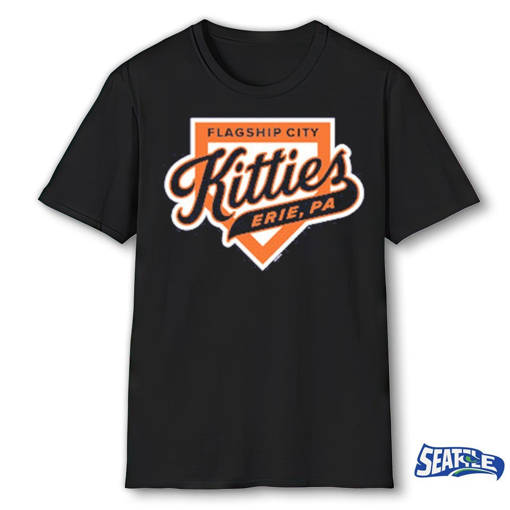 Erie SeaWolves BR Flagship City Kitties Logo shirt