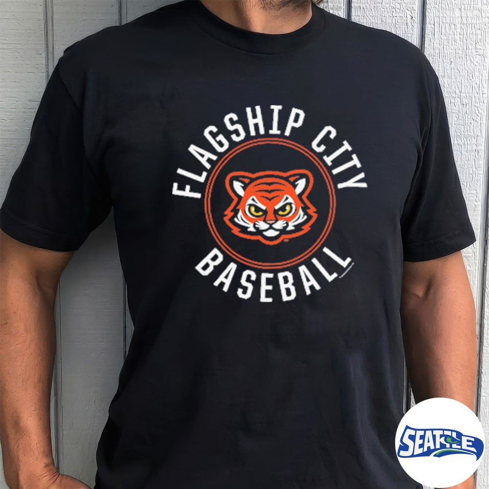 Erie SeaWolves EA Flagship City Baseball Logo shirt