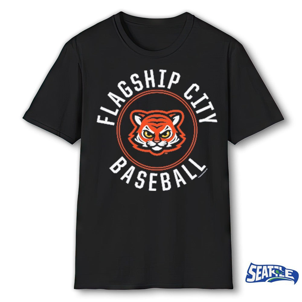 Erie SeaWolves EA Flagship City Baseball Logo shirt