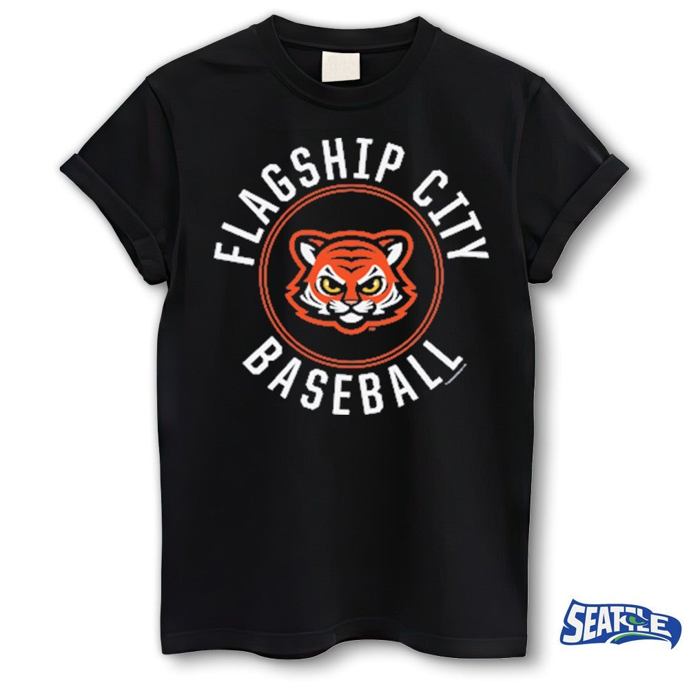 Erie SeaWolves EA Flagship City Baseball Logo shirt