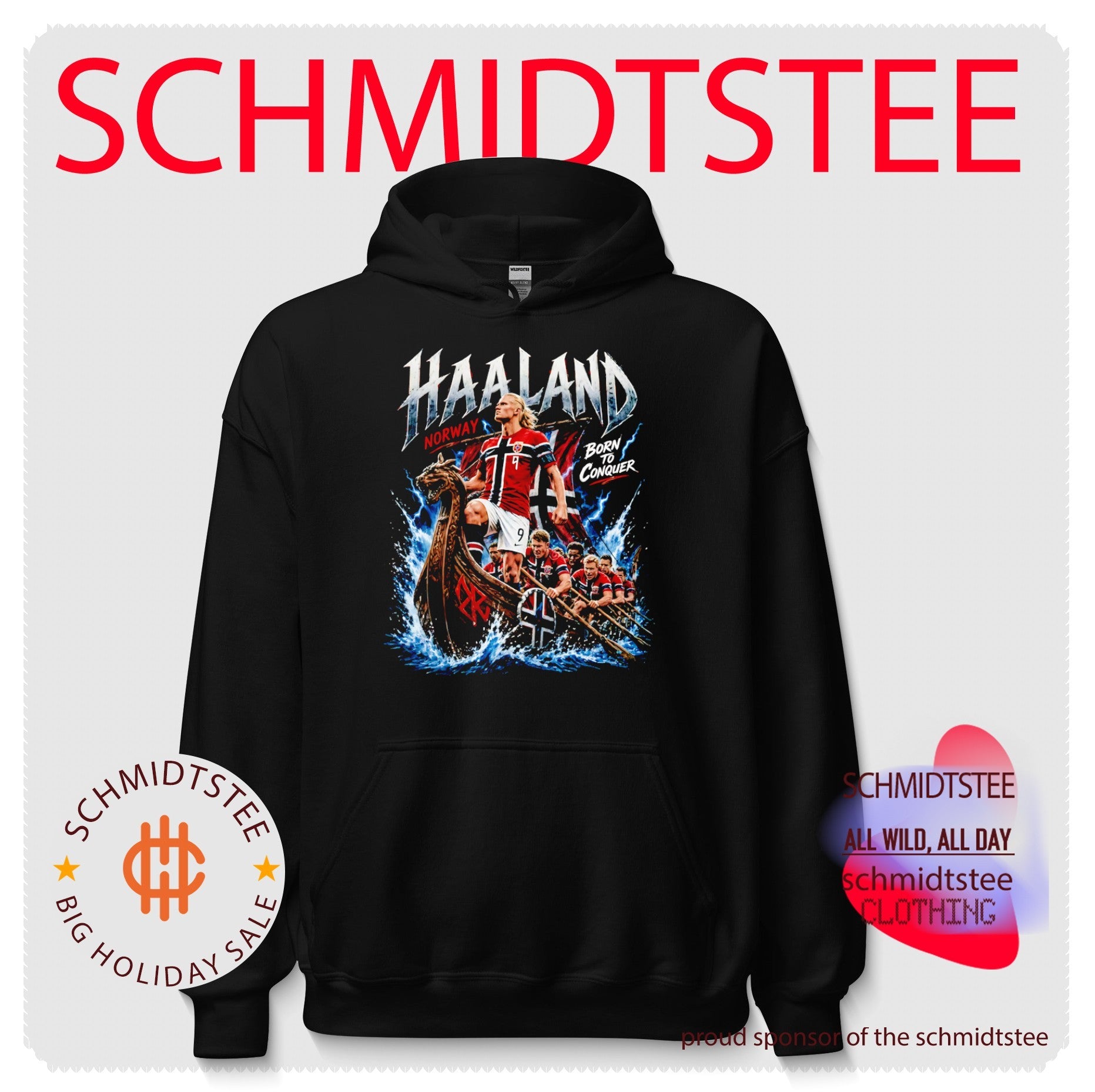 Erling Haaland Norway Viking Born to Conquer World Cup 2026 shirt