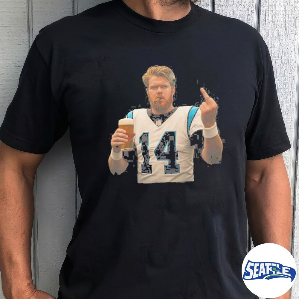 Ernest Jones Sam Darnold Middle Finger Smoking Game Day Shirt