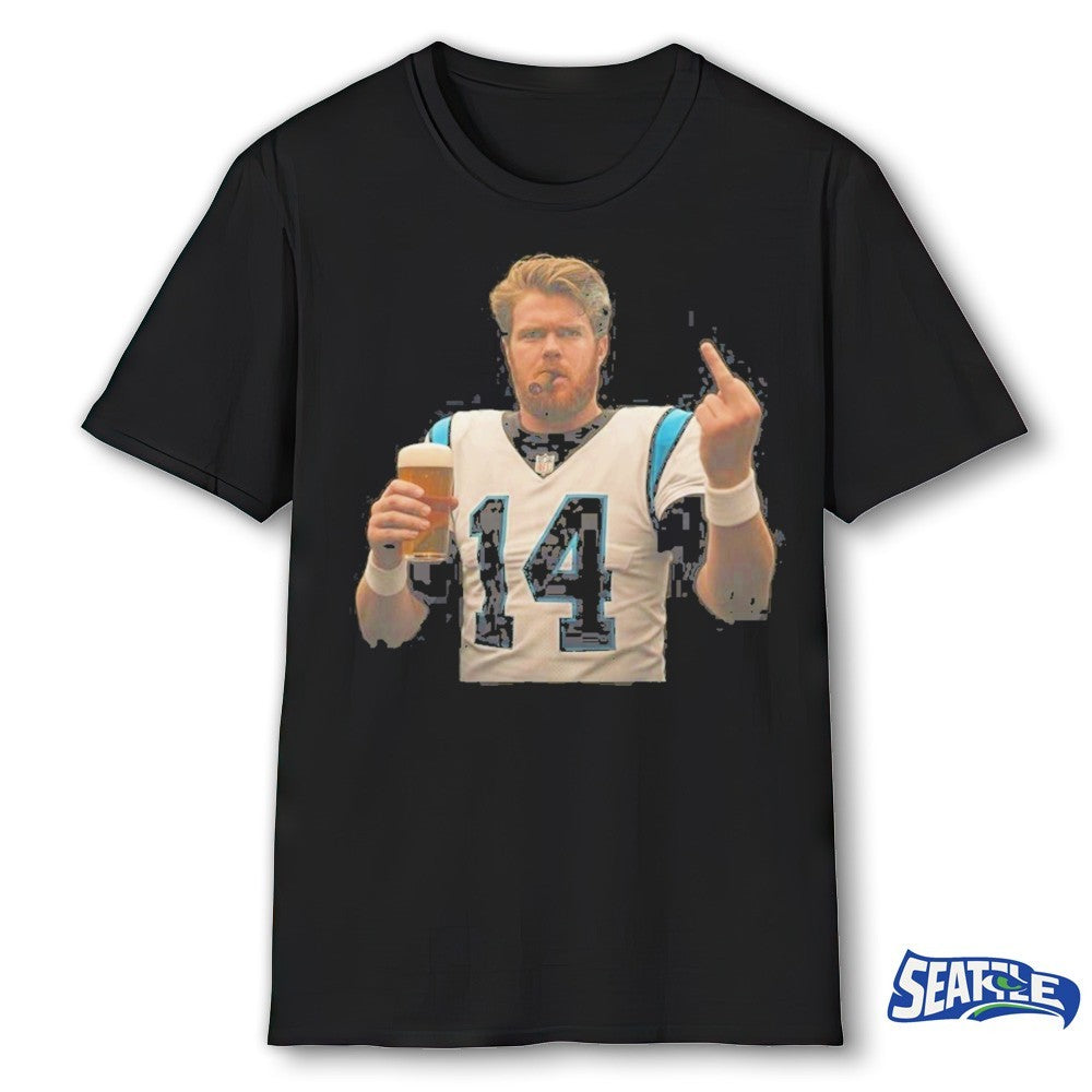 Ernest Jones Sam Darnold Middle Finger Smoking Game Day Shirt