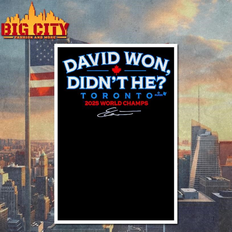 Ernie Clement David Won Didn’t He Shirt