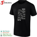 Errors not me list shirt