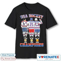 Eruzione J. Hughes USA Hockey Champions 1960-1980-2026 Signatures shirt