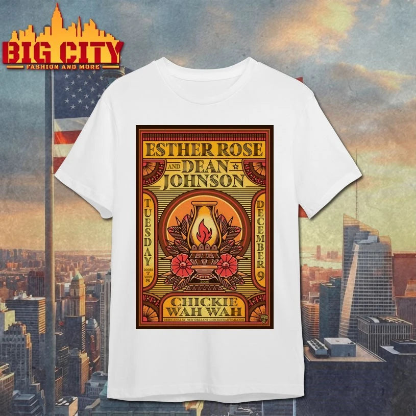 Esther Rose And Dean Johnson In New Orleans LA On Dec 9 2025 Poster shirt