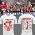 Estudiantes de La Plata 2025 Torneo Clausura Campeon Two Sided Shirt