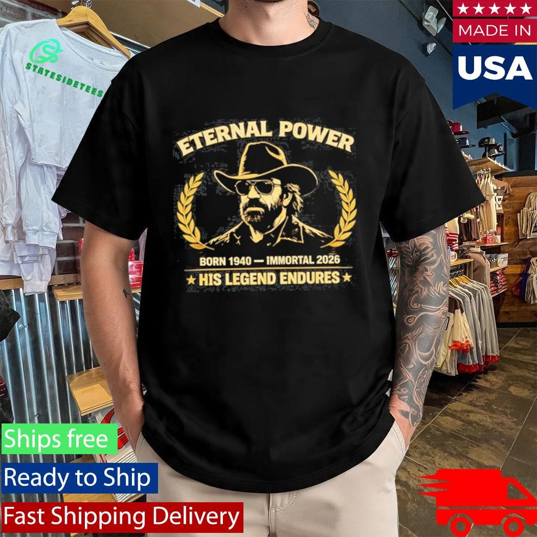 Eternal Power Born 1940 Immortal 2026 His Legend Endures T-Shirt