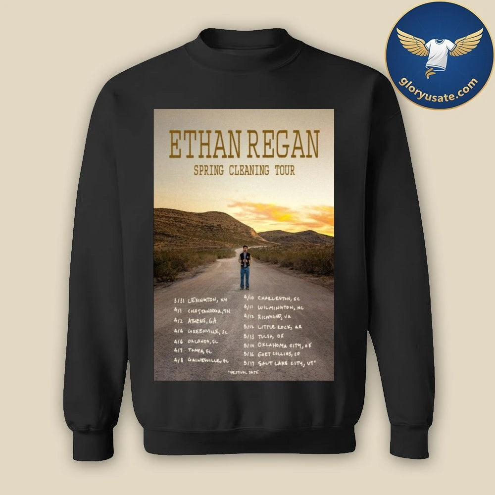 Ethan Regan Spring Cleaning Tour 2026 Poster Shirt