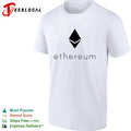Ethereum cryptocurrency logo shirt