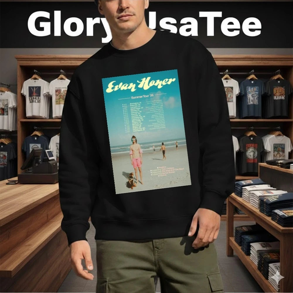 Evan Honer Summer Tour 2026 Poster Shirt