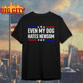 Even My Dog Hates Gavin Newsom Stars Shirt