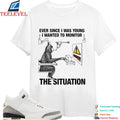 Ever Since I Was Young I Wanted To Monitor The Situation Breaking News Monkey T-Shirts