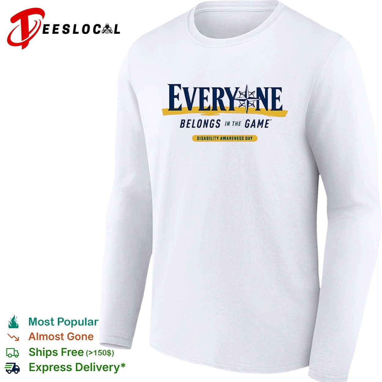 Everyone Belongs in the Game Disability Awareness Day Shirt