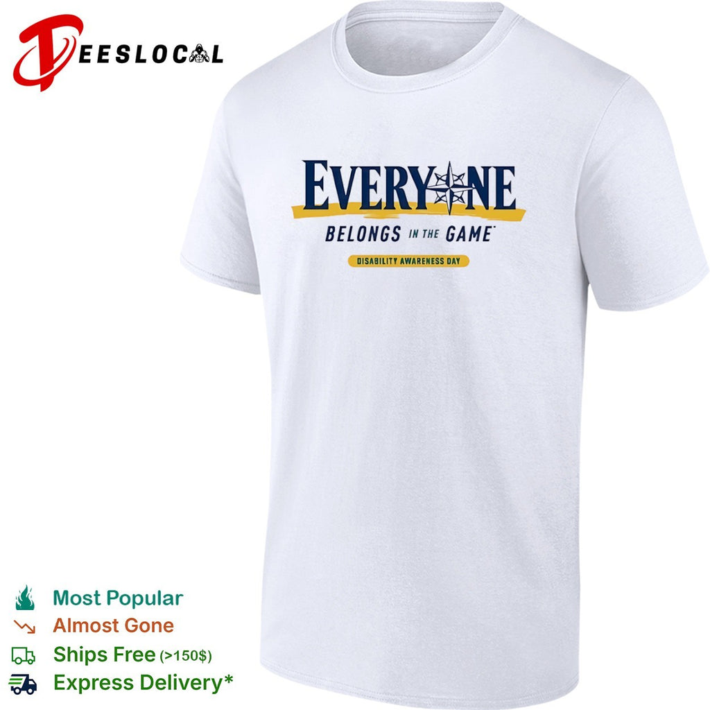 Everyone Belongs in the Game Disability Awareness Day Shirt