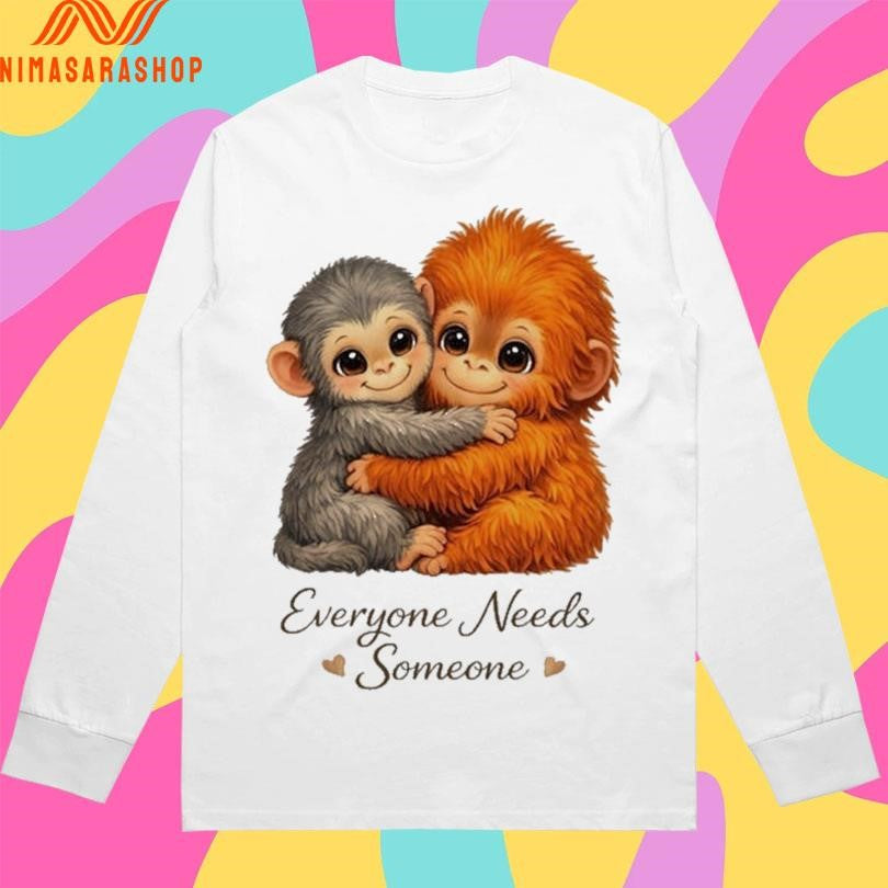 Everyone Needs Someone Viral Punch Monkey Graphic 2026 Shirts