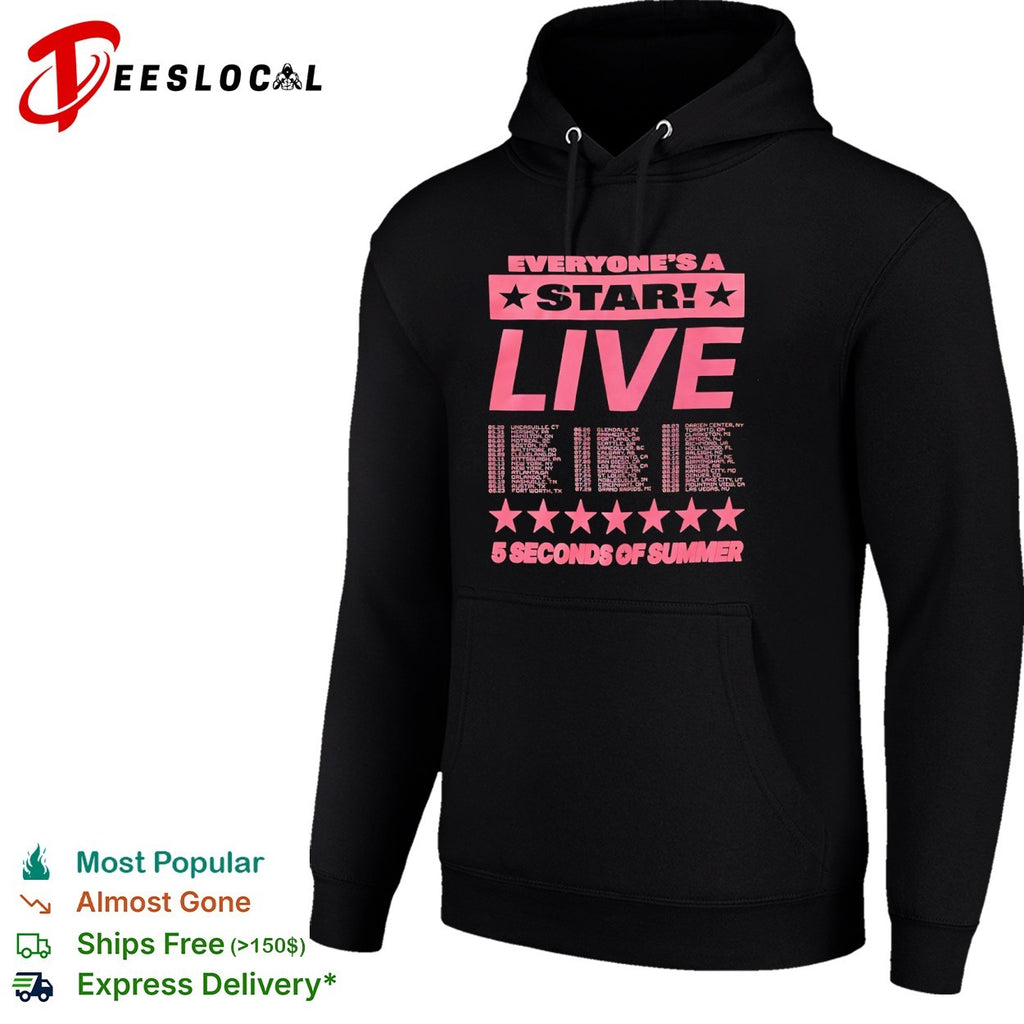 Everyone is a Star Live 5 Seconds of Summer Tour Dates 2023 shirt