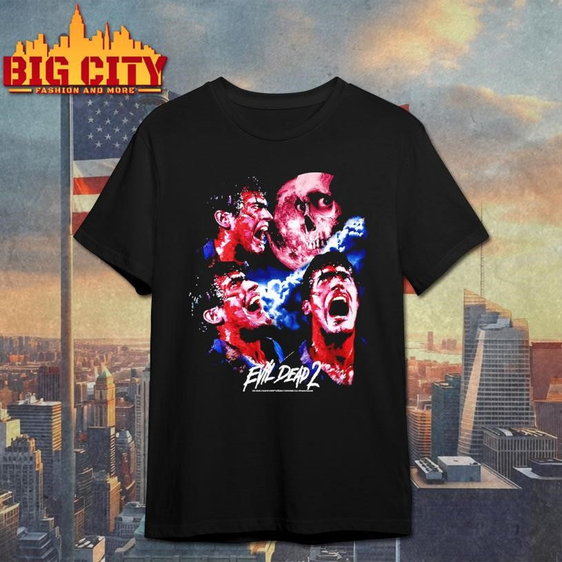 Evil Dead 2 Many Moods of Ash Shirt