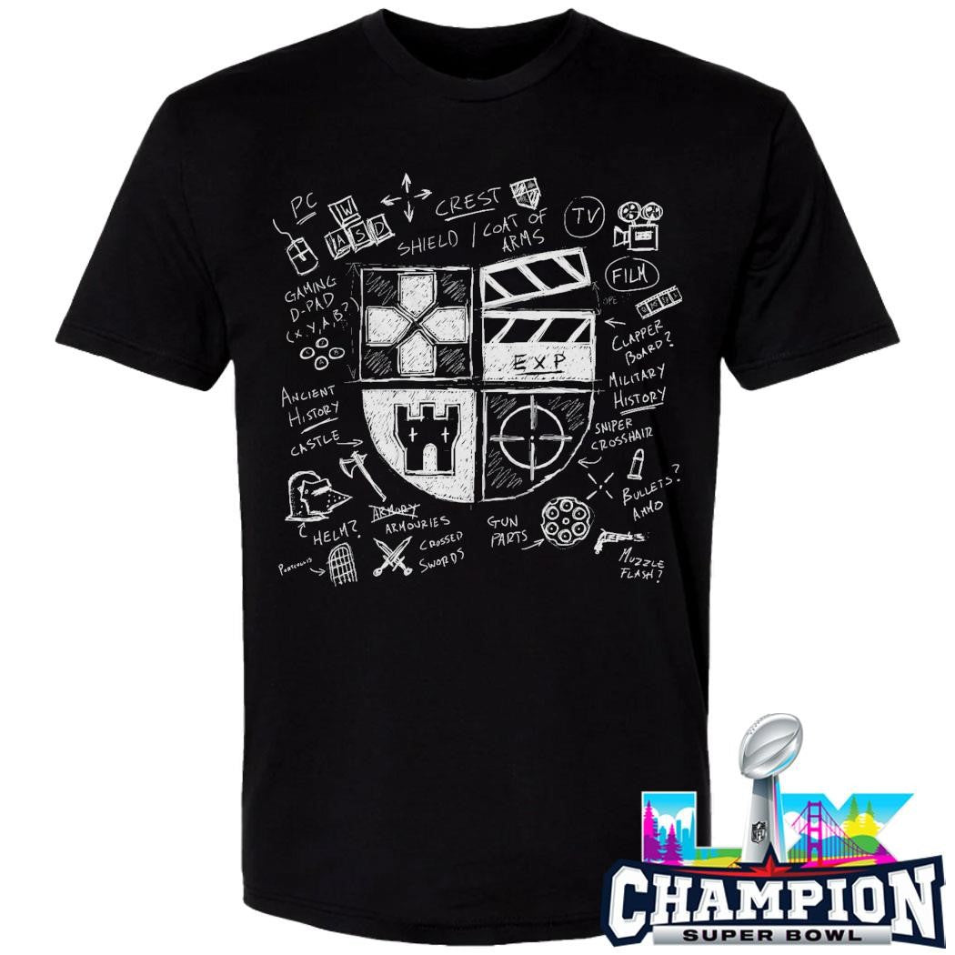 Exp Birthday Logo Sketch Shirt