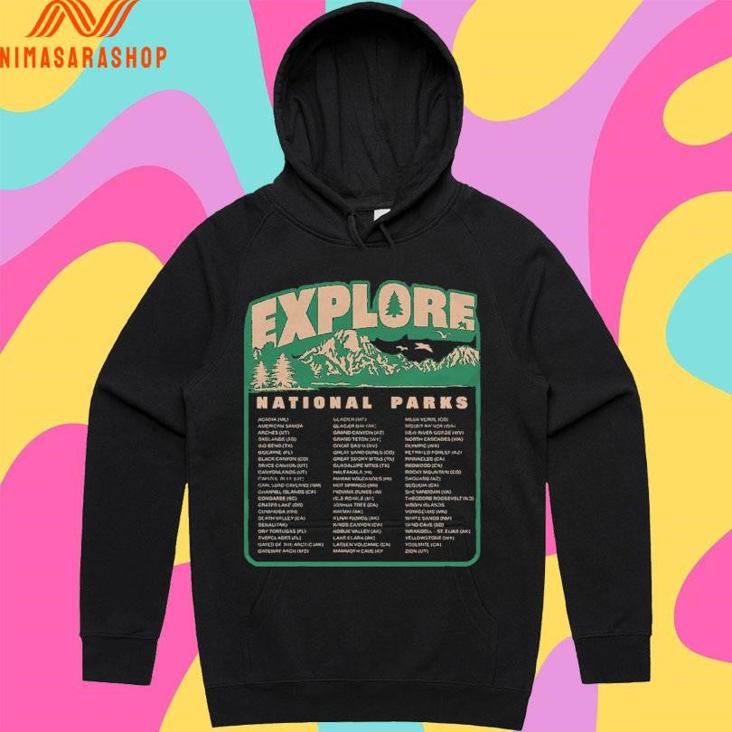 Explore National Parks We Plus Three Shirts