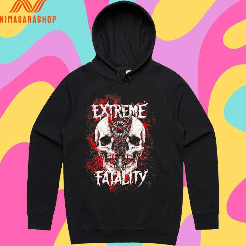 Extreme Fatality TNT Extreme Wrestling 2026 Skull Shirts