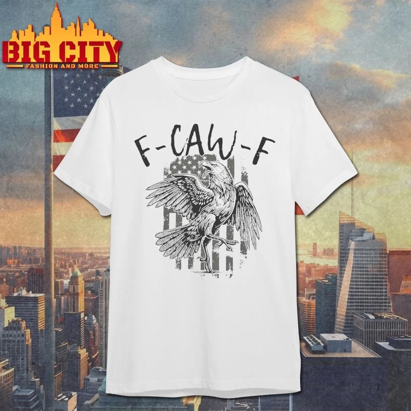 F Caw F Eagle American Flag Shirt