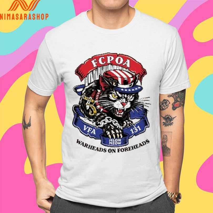 FCPOA VFA-131 Meow Warheads On Foreheads Shirts