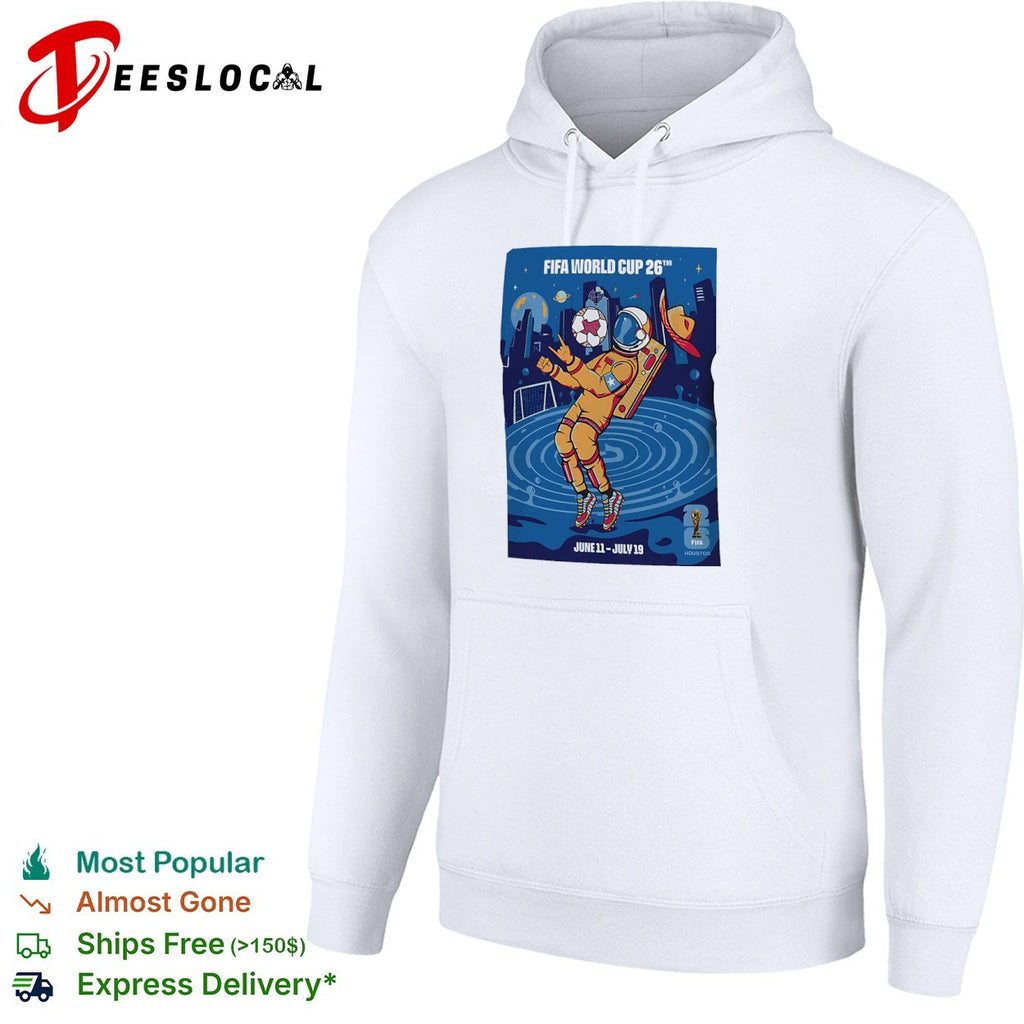 FIFA World Cup 26 Houston Astronaut Soccer Ball June 11 to July 19 shirt