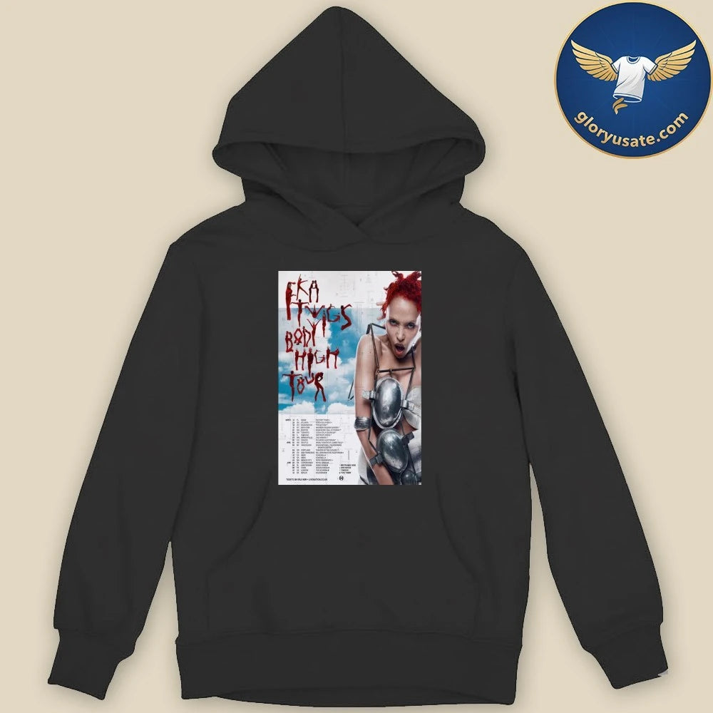 FKA Twigs Body High Tour 2026 Poster Shirt