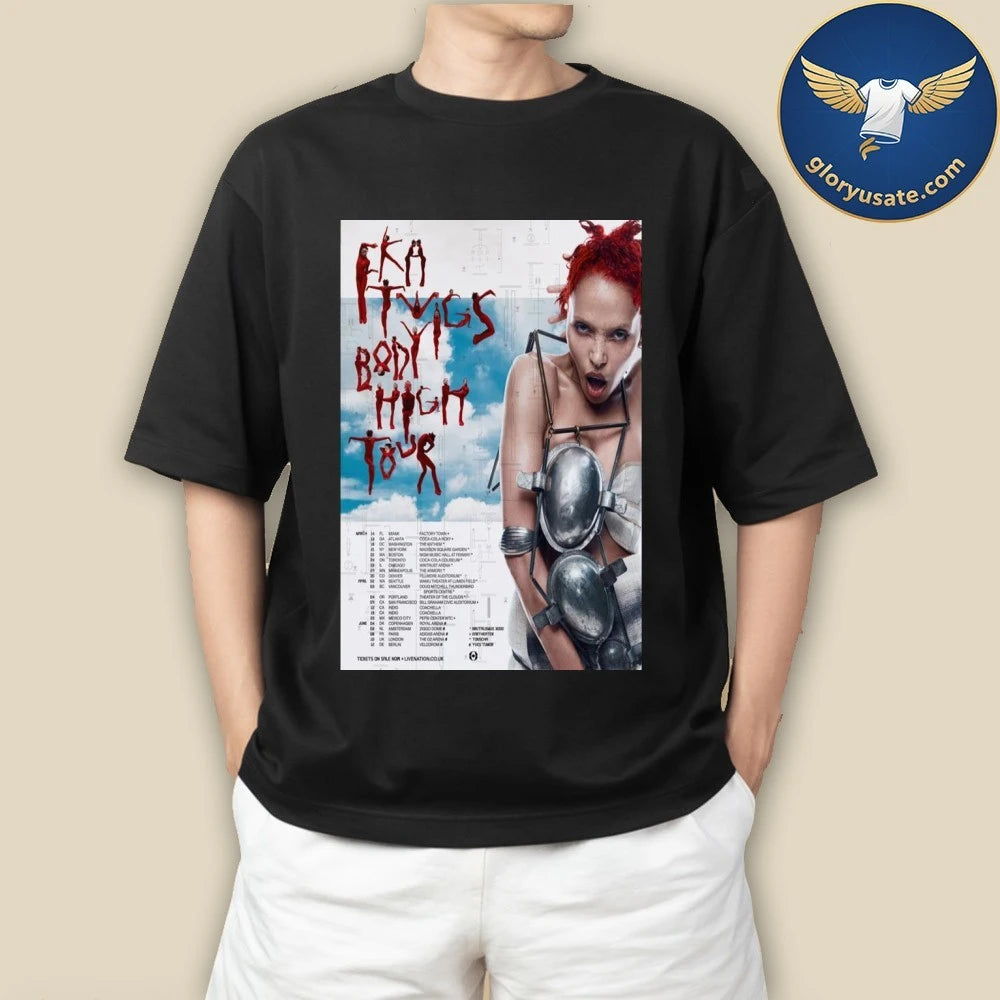 FKA Twigs Body High Tour 2026 Poster Shirt