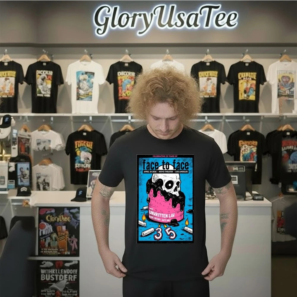 Face To Face Los Angeles, CA Apr 24 2026 Tour Poster Shirt