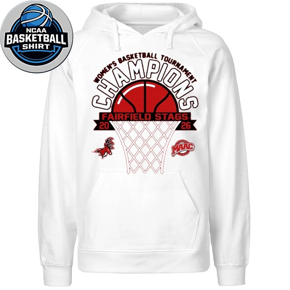 Fairfield Stags 2026 MAAC Women’s Basketball Tournament Champions Logo Shirt