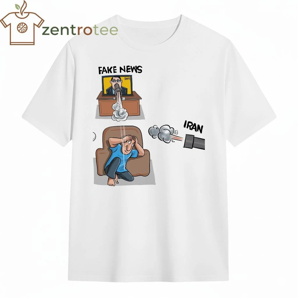 Fake News US-Israel vs Iran war 2026 tee