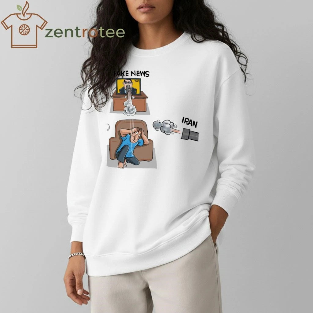 Fake News US-Israel vs Iran war 2026 tee