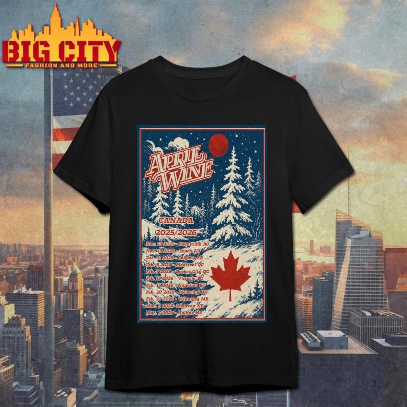 Fall Tour 2025-2026 April Wine Poster Shirt