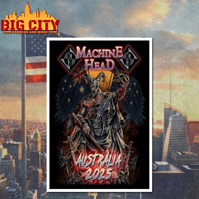 Fall Tour 2025 Machine Head Poster Shirt