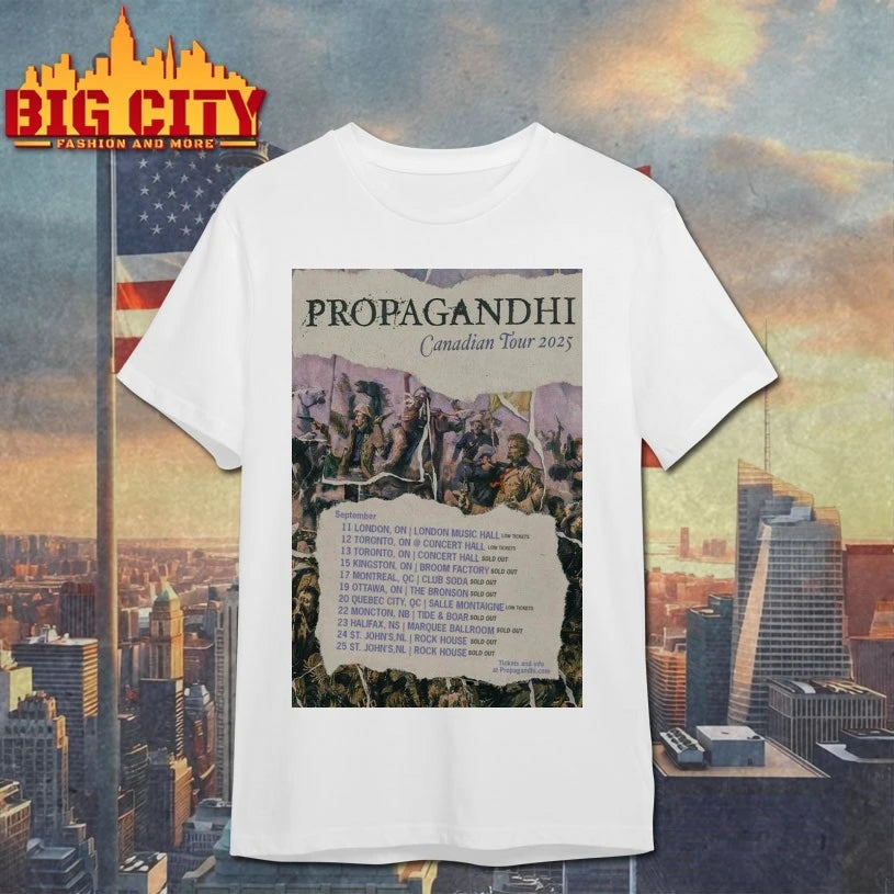 Fall Tour 2025 Propagandhi Poster Shirt