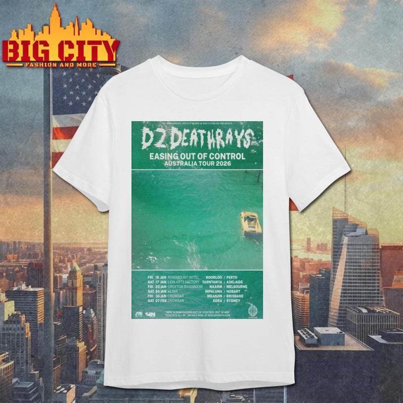 Fall Tour 2026 DZ Deathrays Poster shirt