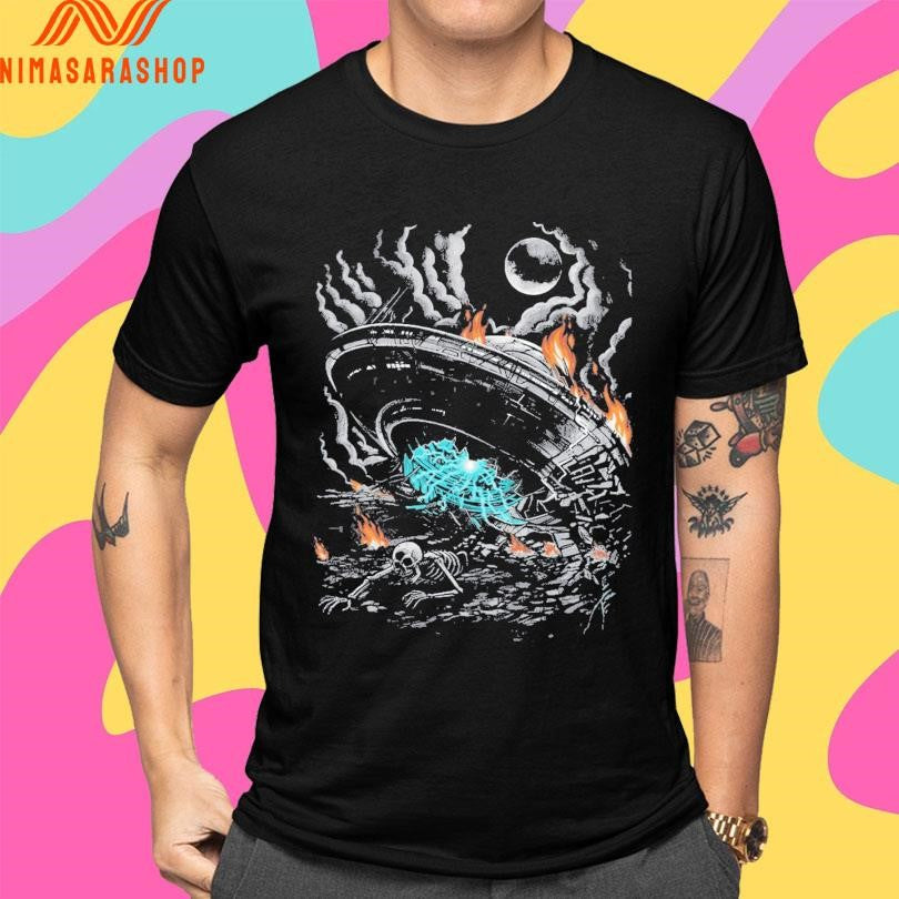 Fallen Vessel Flying Saucer Shirts