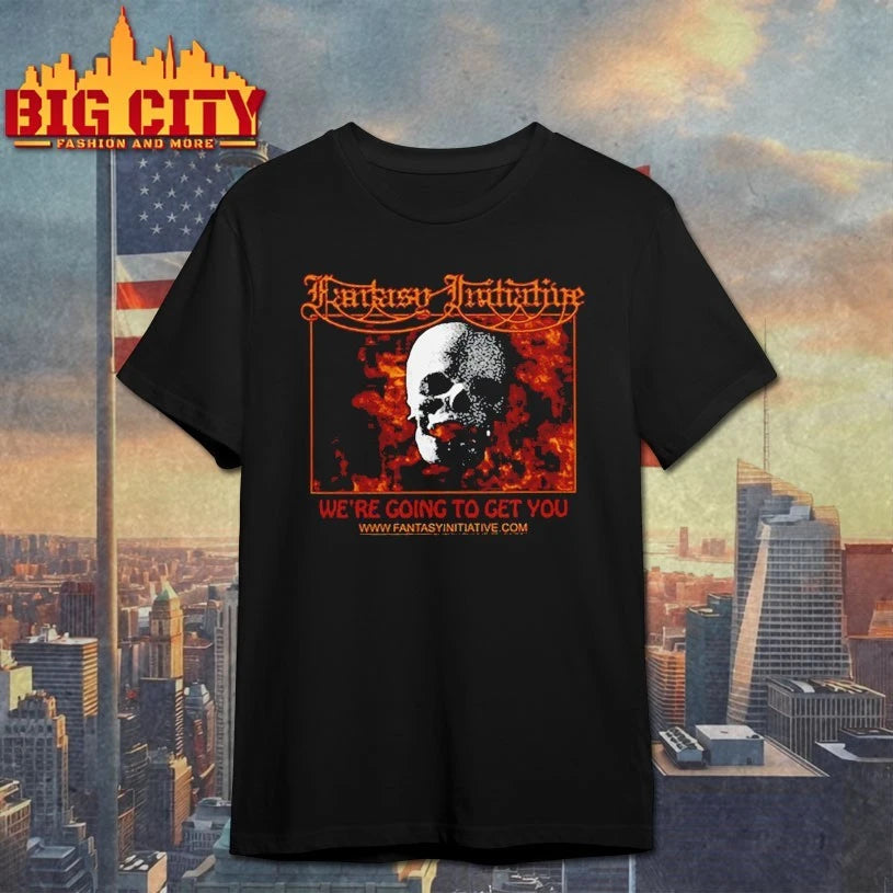Fantasy Initiative Flaming Skull 2025 Shirt