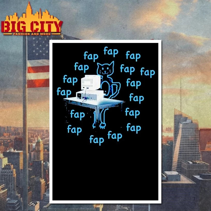 Fap Cat Printer shirt