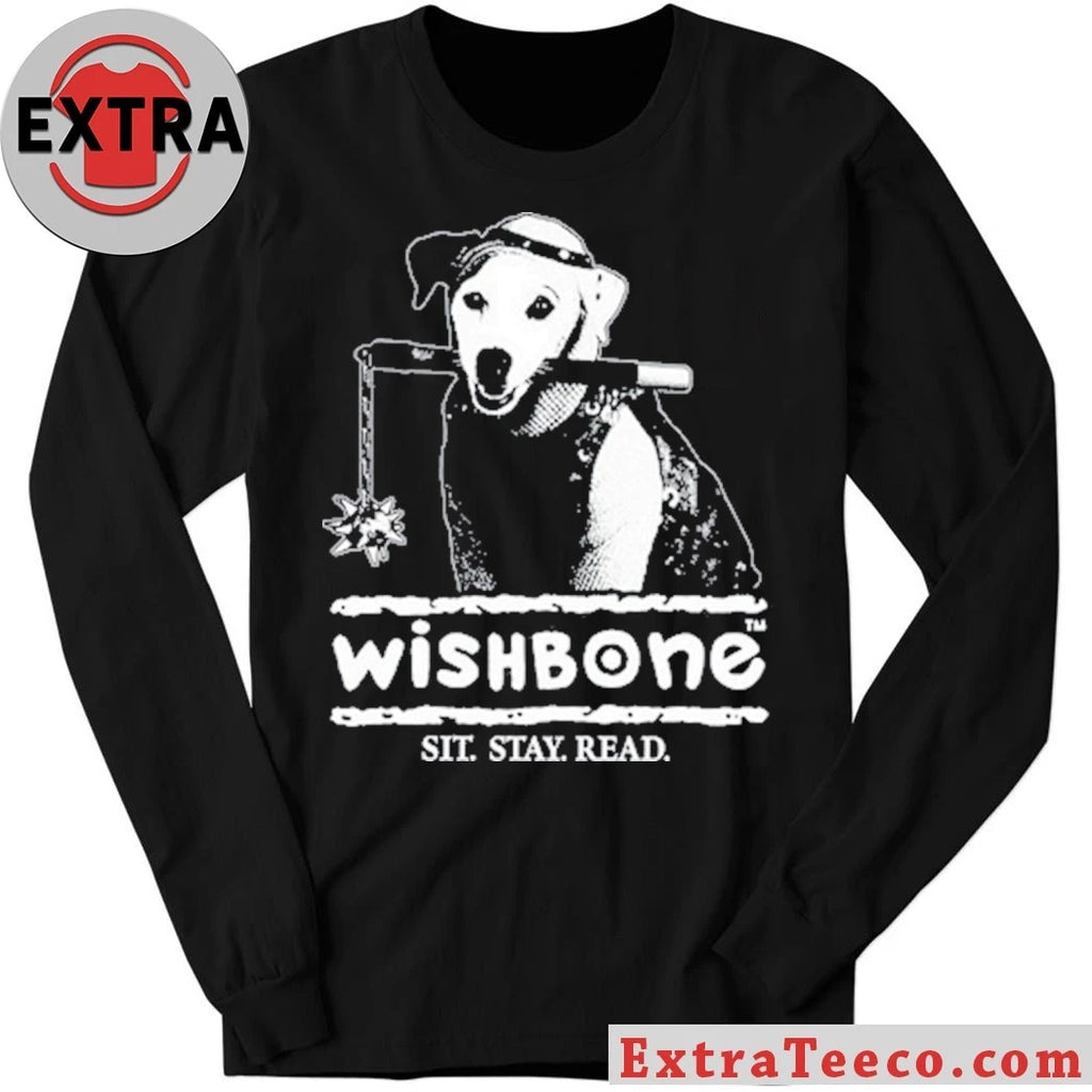 Farewell Transmission Wishbone Sit Stay Read Shirt