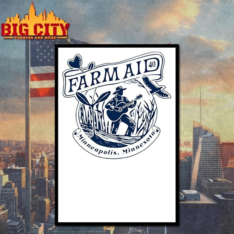 Farm Aid 40 Rice Harvester shirts