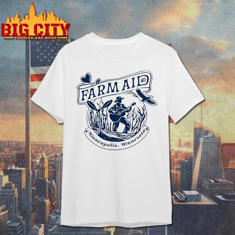 Farm Aid 40 Rice Harvester shirts