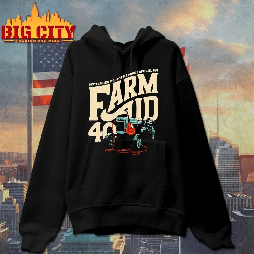 Farm Aid 40 Tractor AMP 9.20.2025 shirt