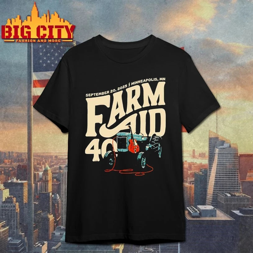 Farm Aid 40 Tractor AMP 9.20.2025 shirt